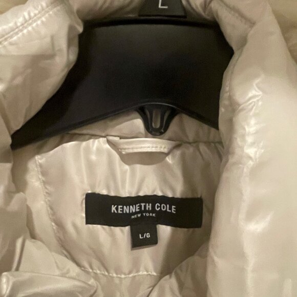 Kenneth Cole Women's  Puffer with Faux Fur Trimmed Hood - Picture 9 of 14